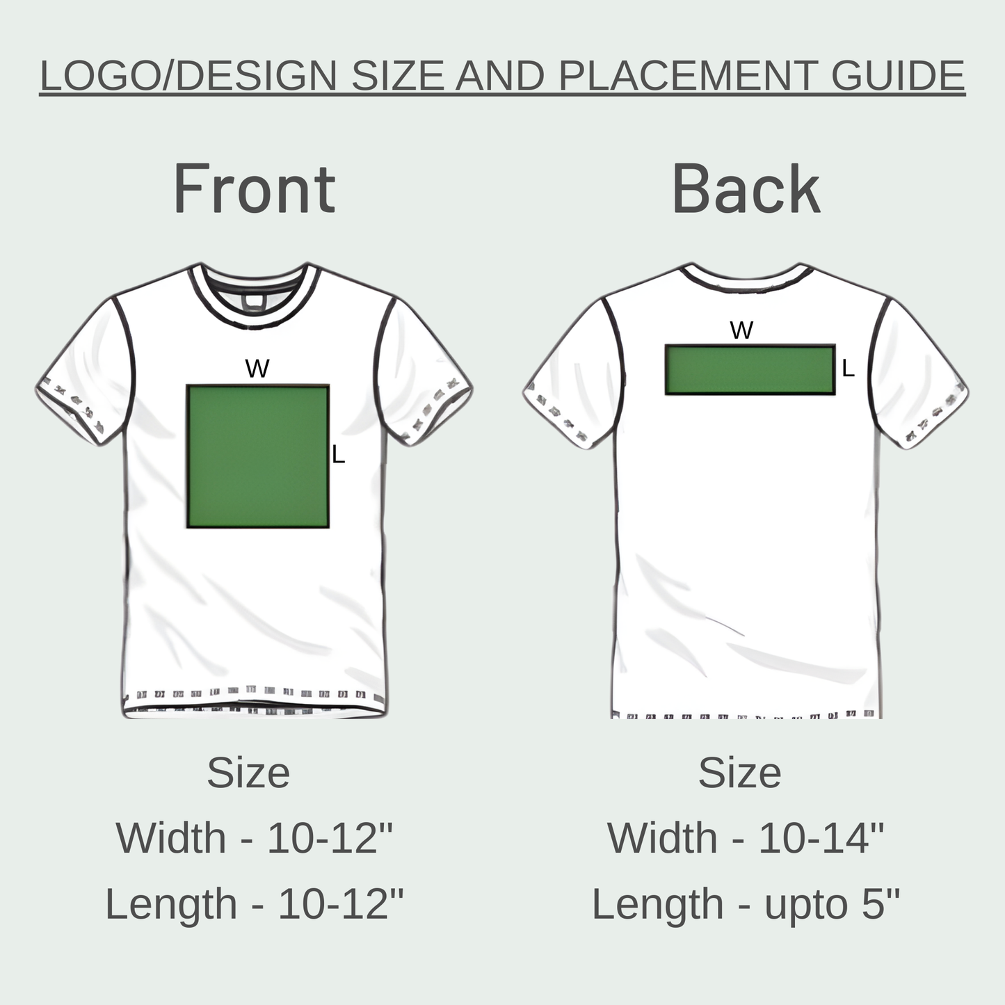logo placement shirt