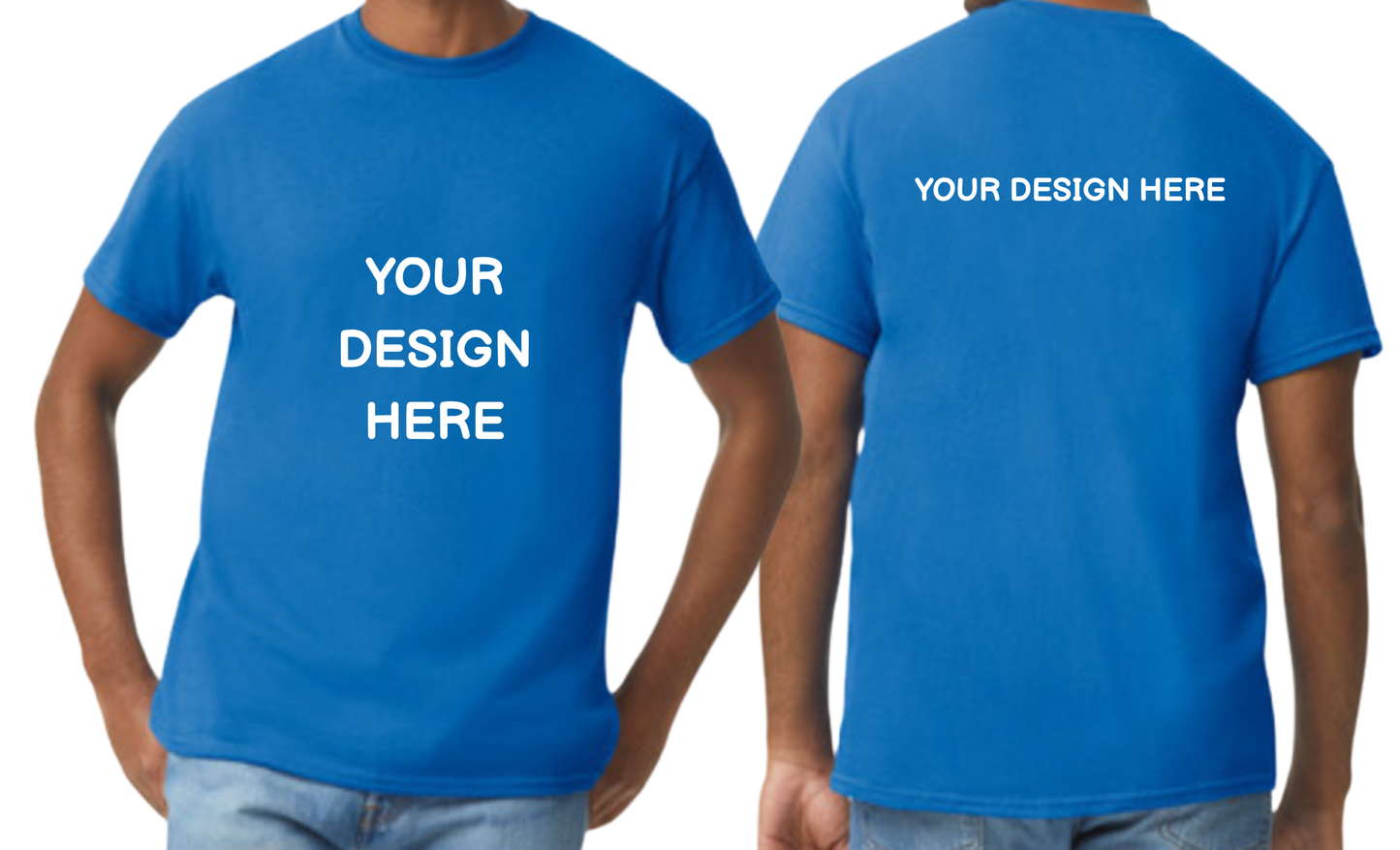 Custom design T-Shirt, Print on front and Back