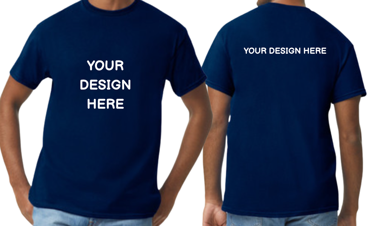 Custom design T-Shirt, Print on front and Back
