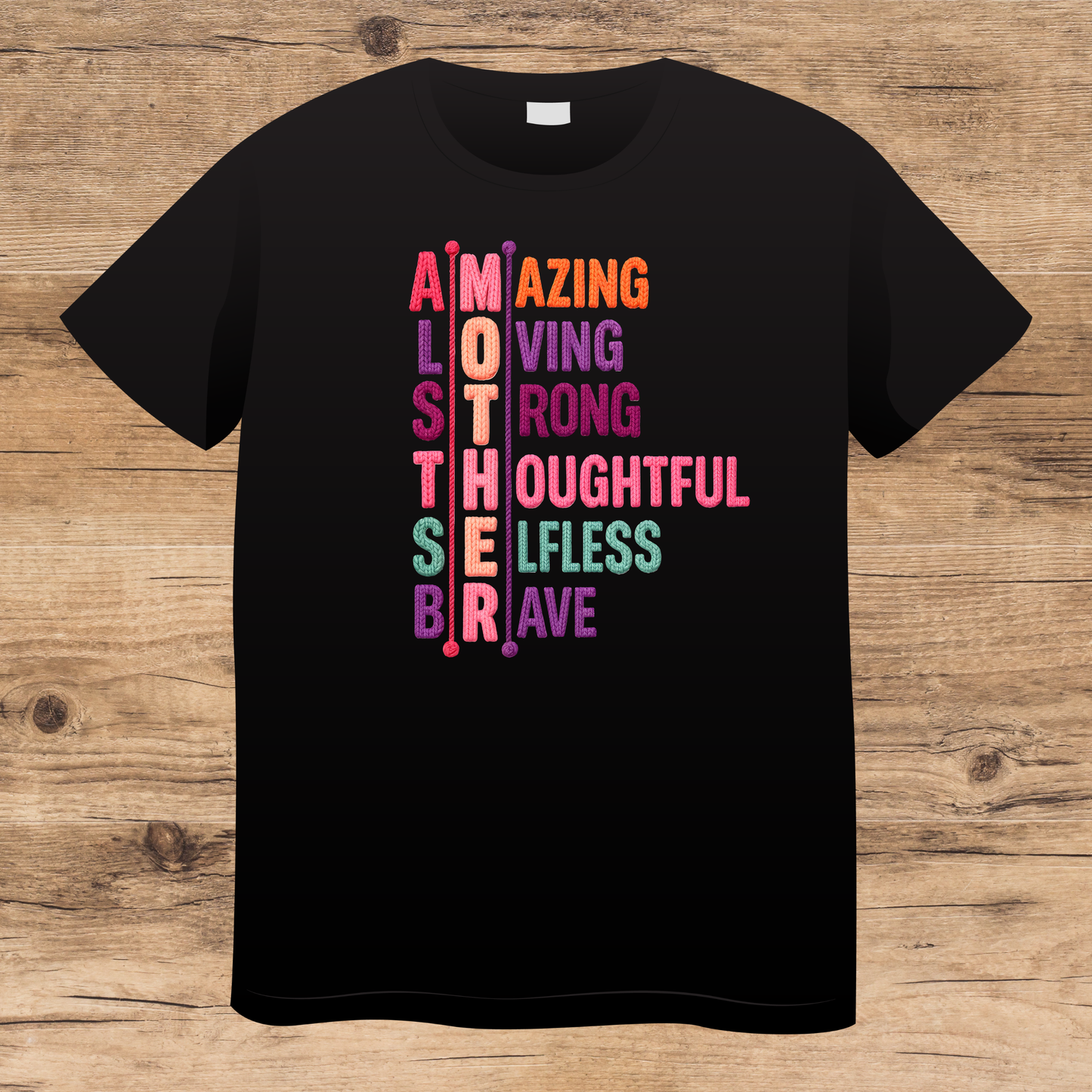 ALL ABOUT MOTHER Yarn print T-shirt