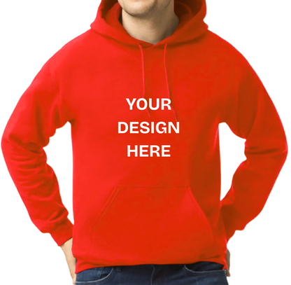 Custom Design Printed Hoodie (Design on front)