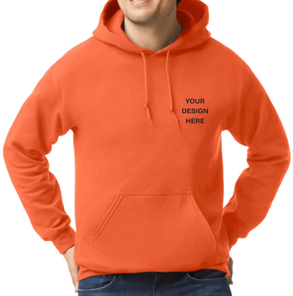 Custom Design Printed Hoodie (Design on front pocket area)