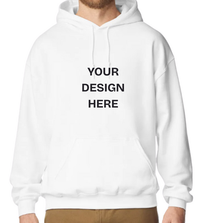 Custom Design Printed Hoodie (Design on front)