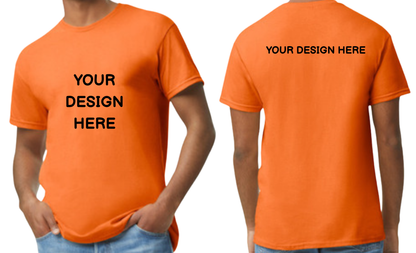 Custom design T-Shirt, Print on front and Back