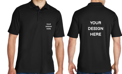 Custom design Dri fit Polo T-shirt (Print on front and Back)