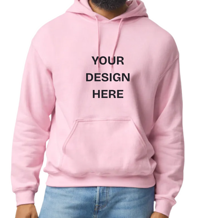 Custom Design Printed Hoodie (Design on front)