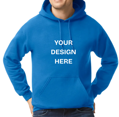 Custom Design Printed Hoodie (Design on front)