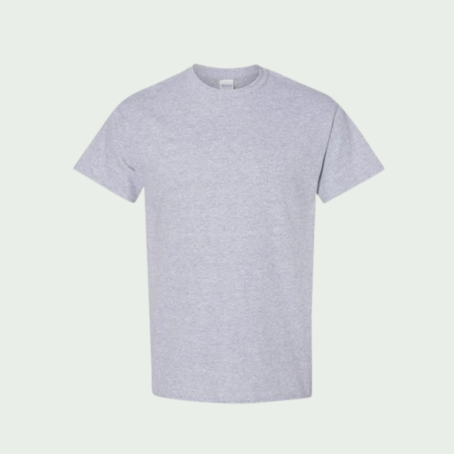 Plain sport gray t-shirt on a white background
