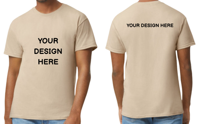 Custom design T-Shirt, Print on front and Back