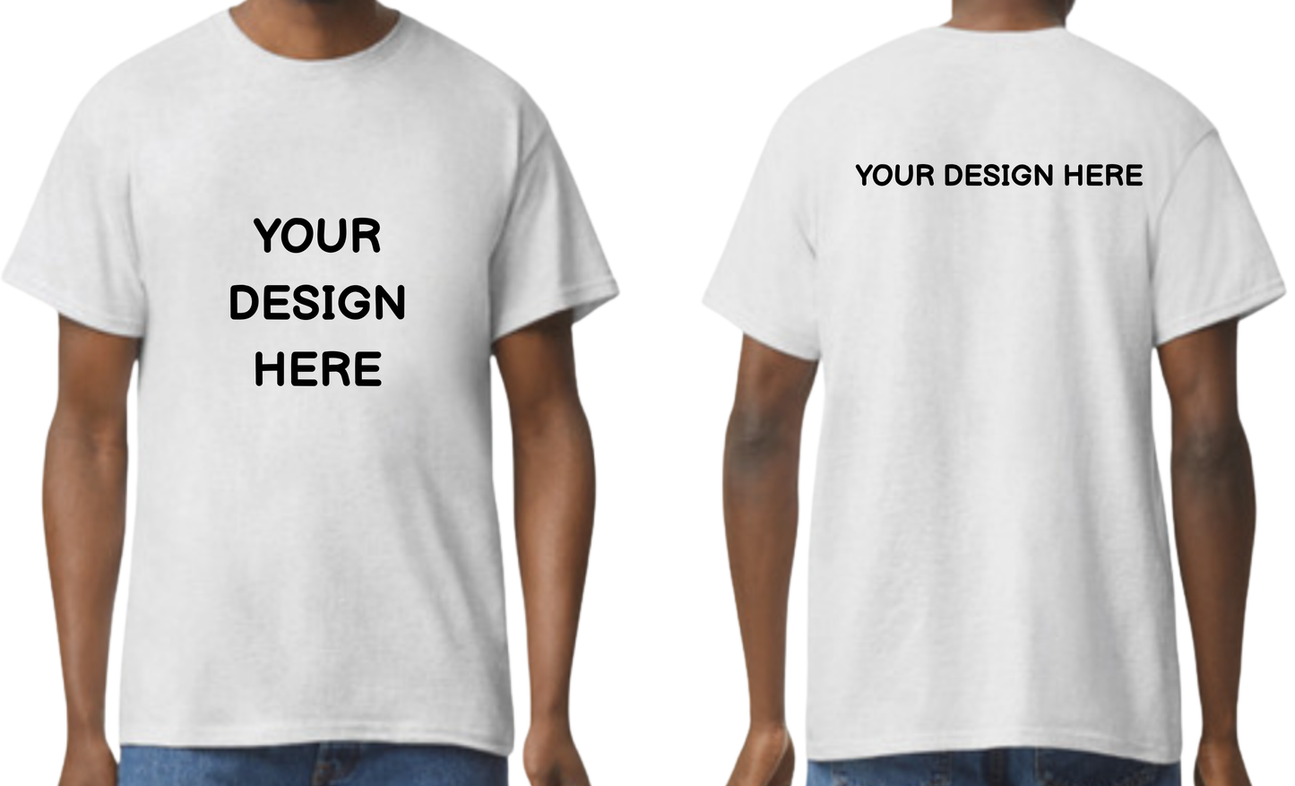Custom design T-Shirt, Print on front and Back
