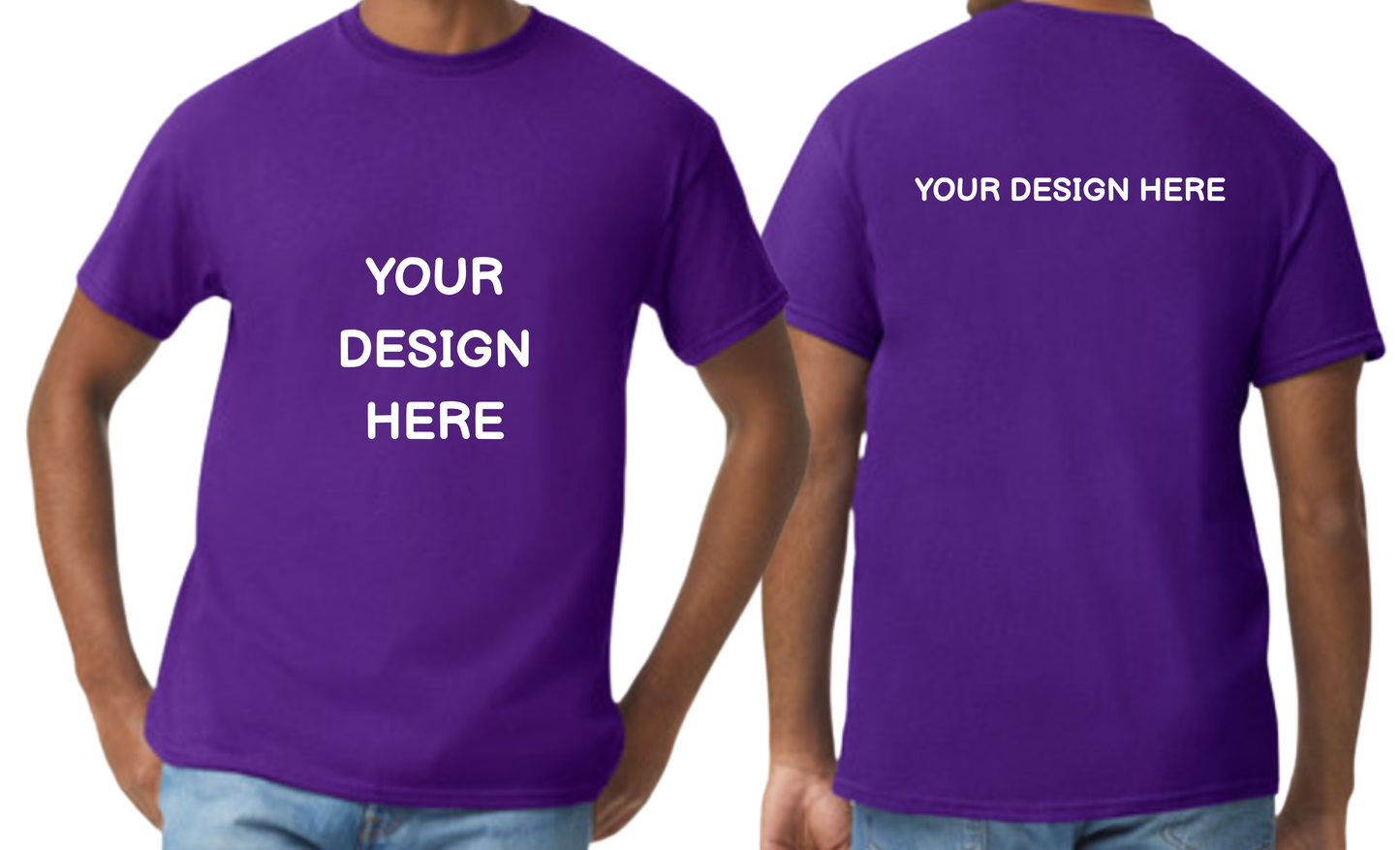 Custom design T-Shirt, Print on front and Back