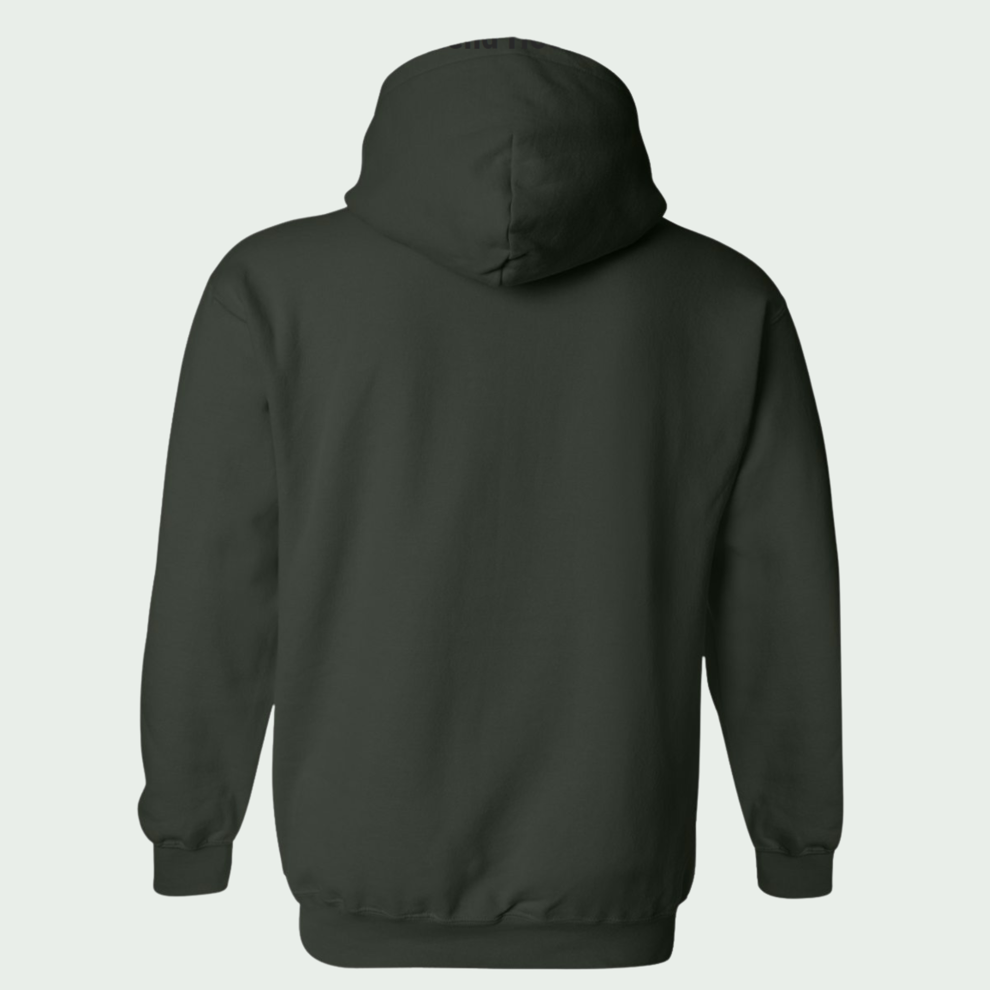 Forest Green hoodie on a light gray background