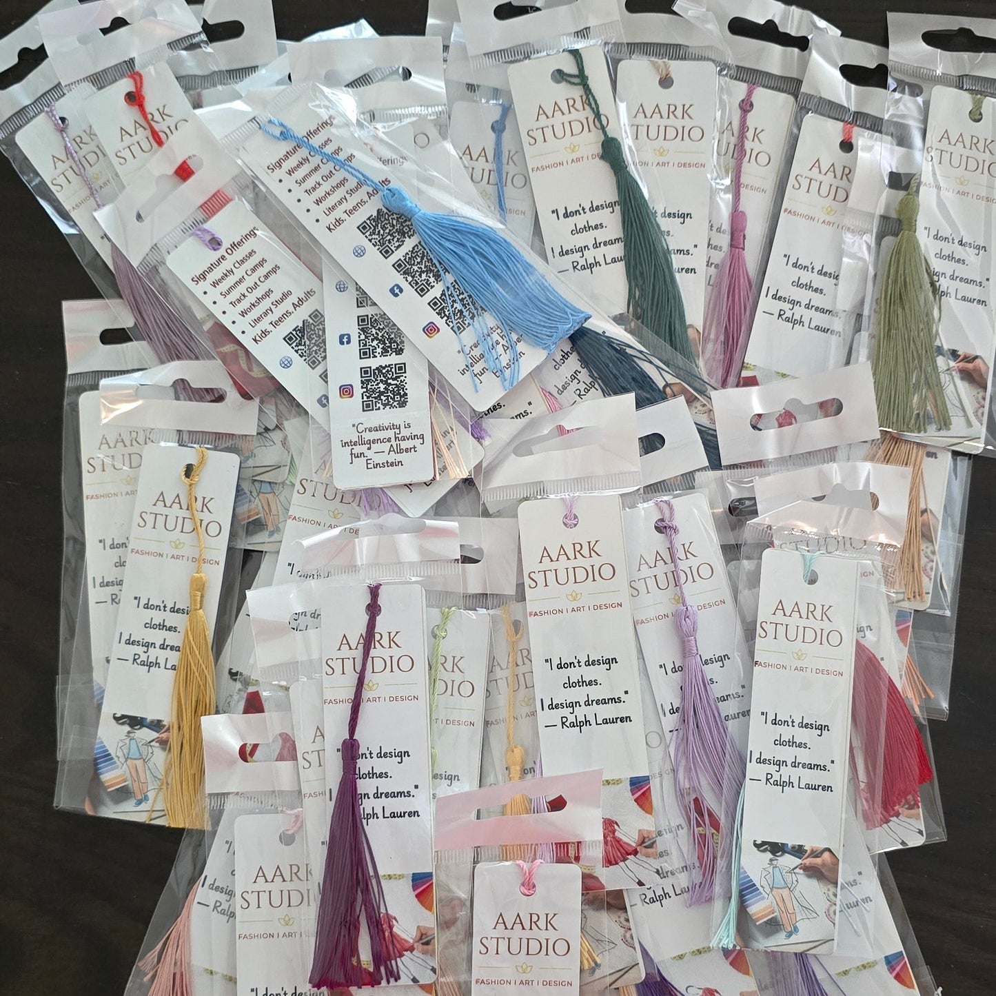 Custom Printed Metal bookmarks